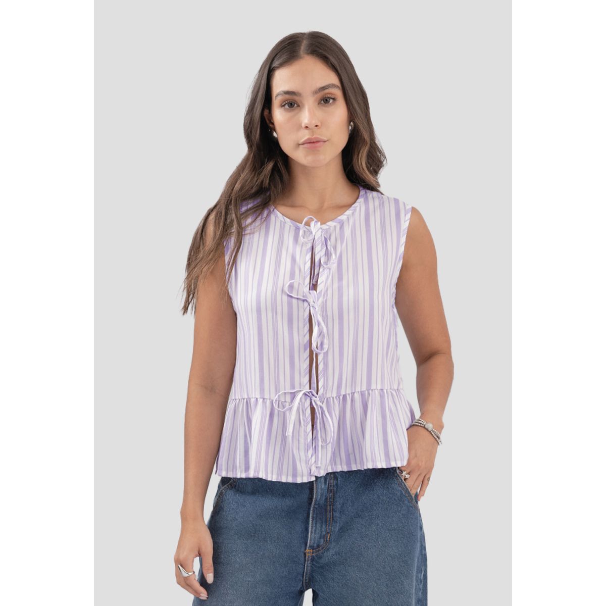 ATYPICAL - Blusa Mujer Estampado Lila Atypical 112316