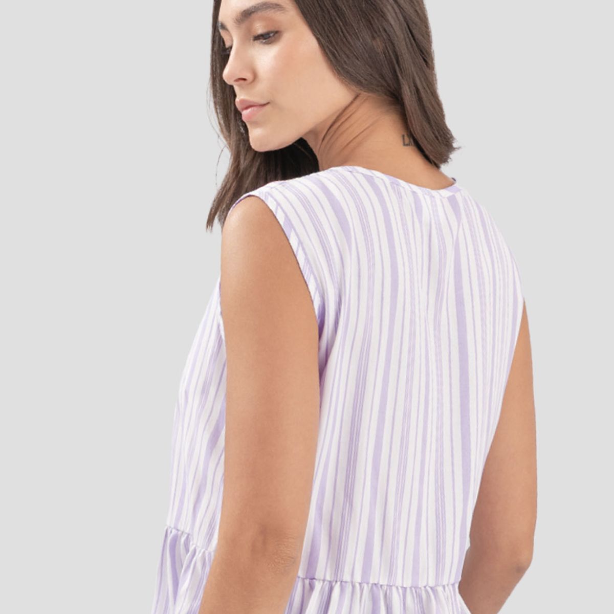 ATYPICAL - Blusa Mujer Estampado Lila Atypical 112316