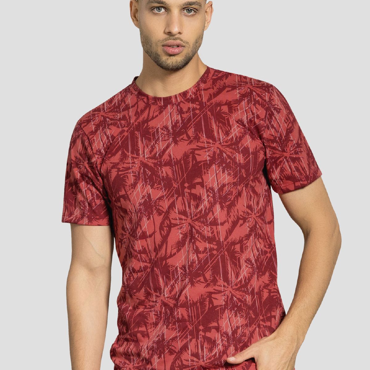 MARKETING PERSONAL - Camiseta Hombre Estampado Merlot Mp 112119