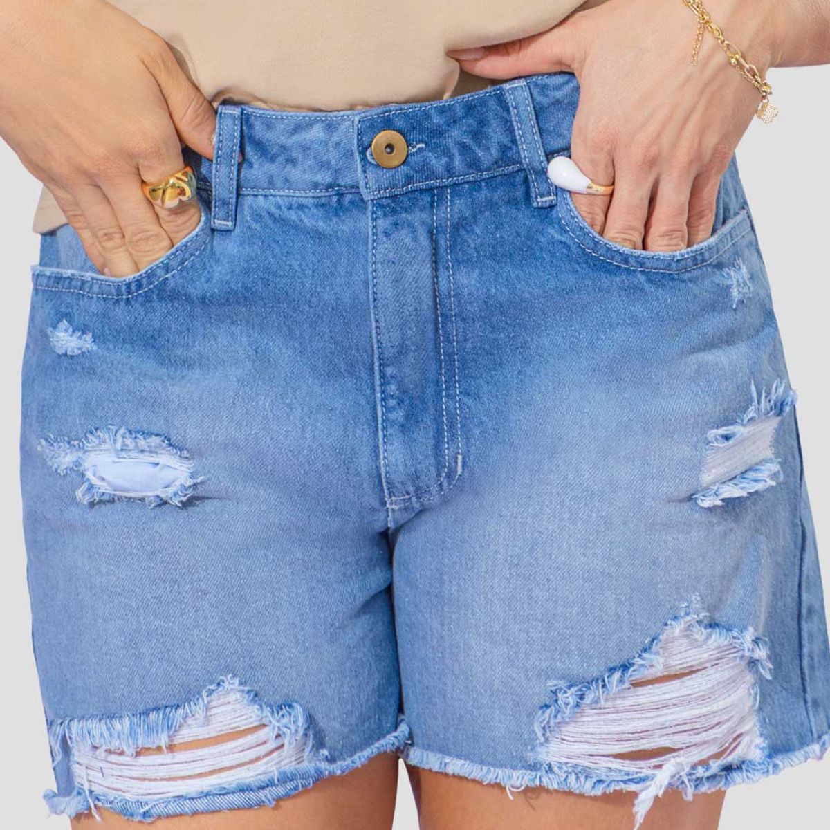 ATYPICAL - Short Mujer Azul Atypical 111351