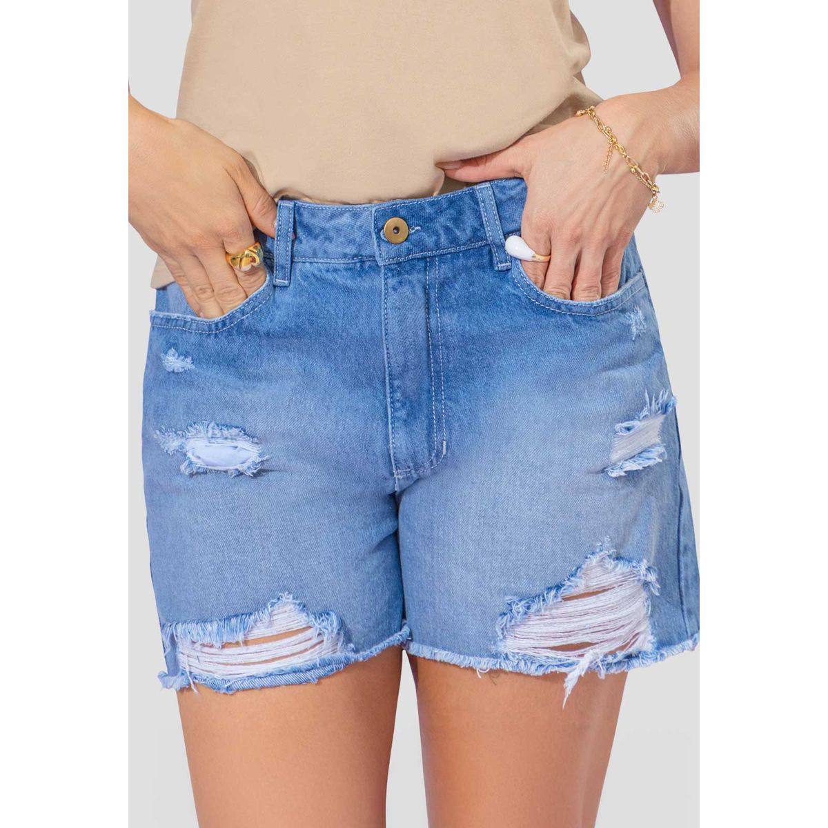 ATYPICAL - Short Mujer Azul Atypical 111351