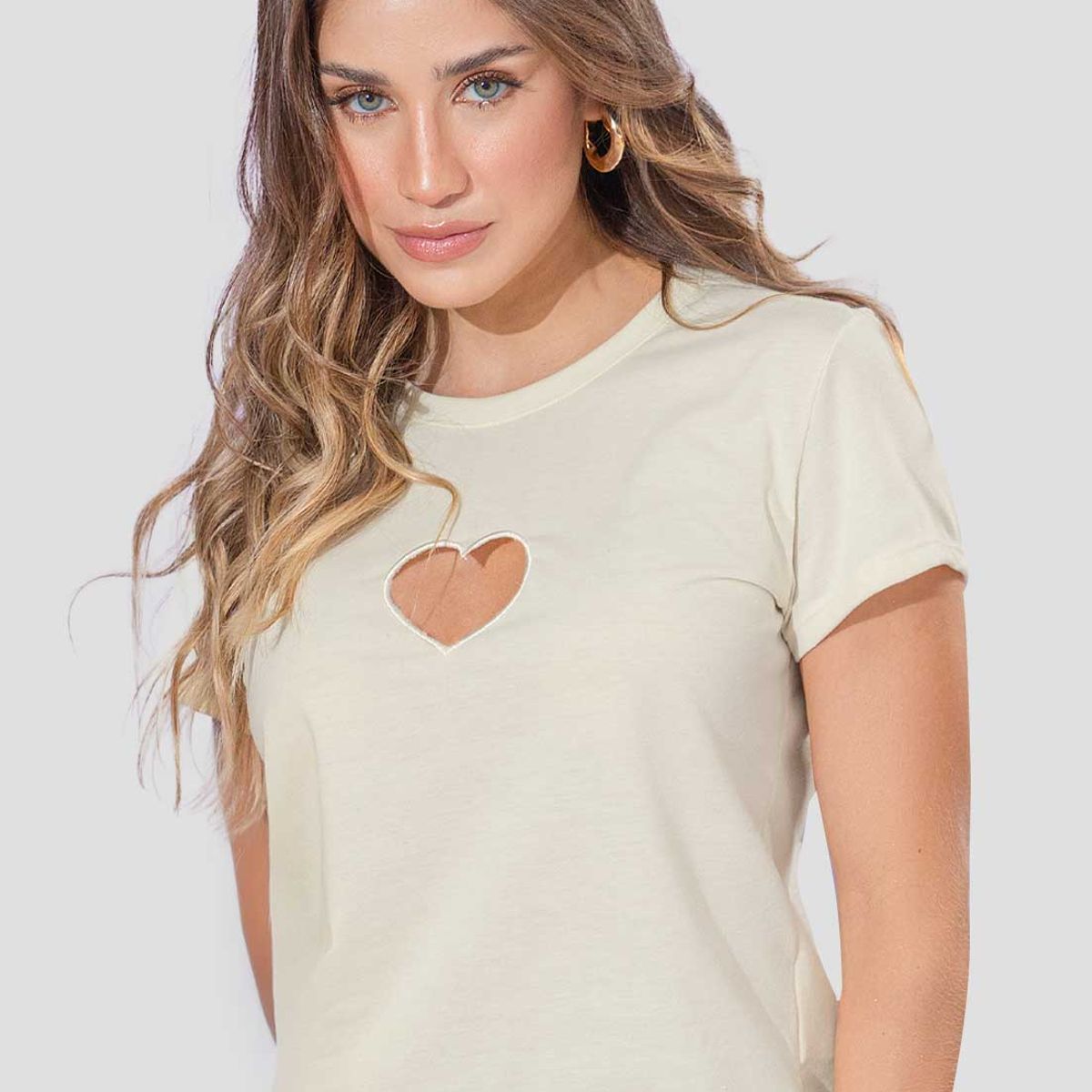 ATYPICAL - Camiseta Mujer Crema Atypical 111804