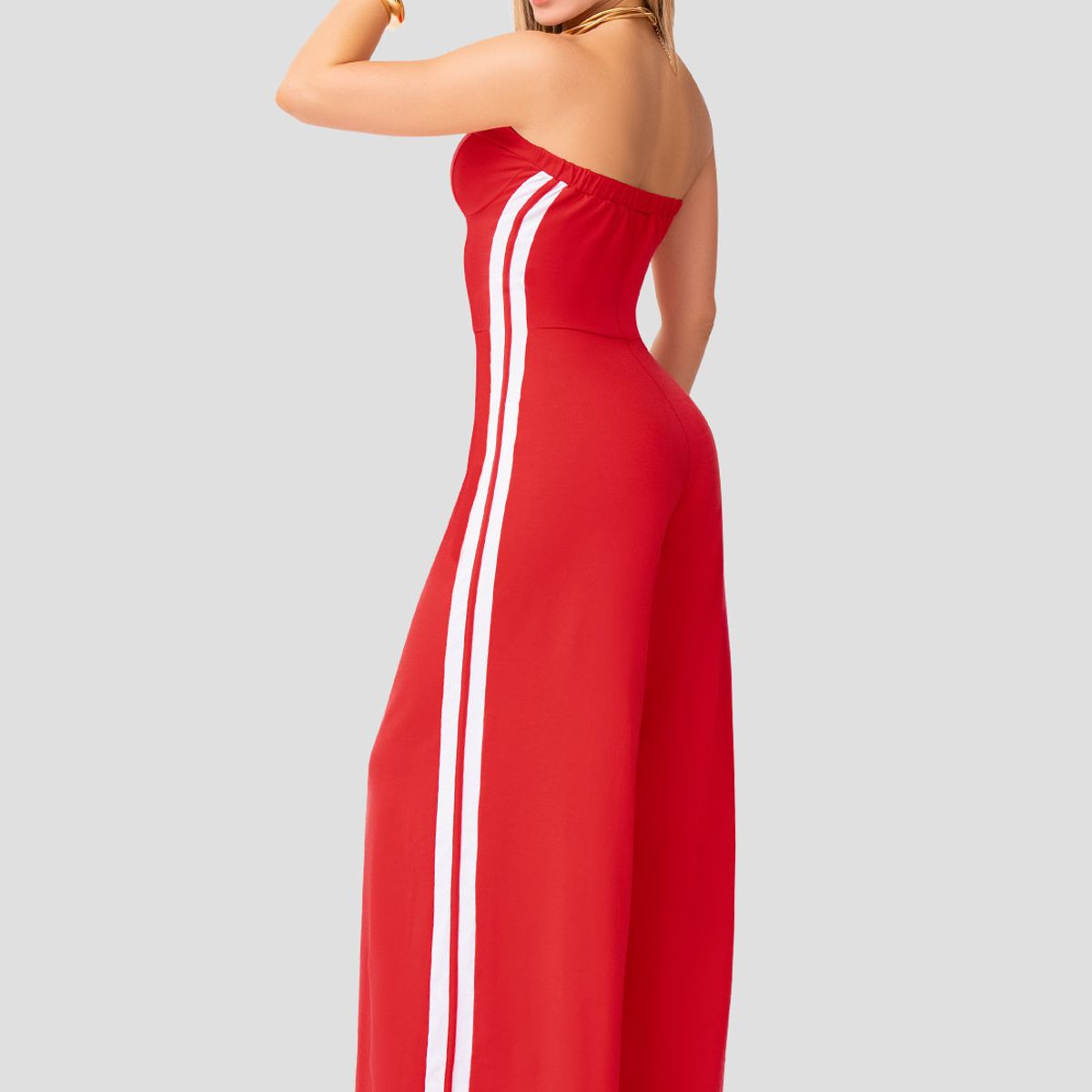 MARKETING PERSONAL - Enterizo Largo Mujer Rojo Mp 112039