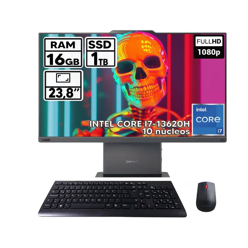 LENOVO - TODO EN UNO LENOVO NEO 50A INTEL CORE I7-13620H 16GB RAM 1TB SSD 238″ FHD