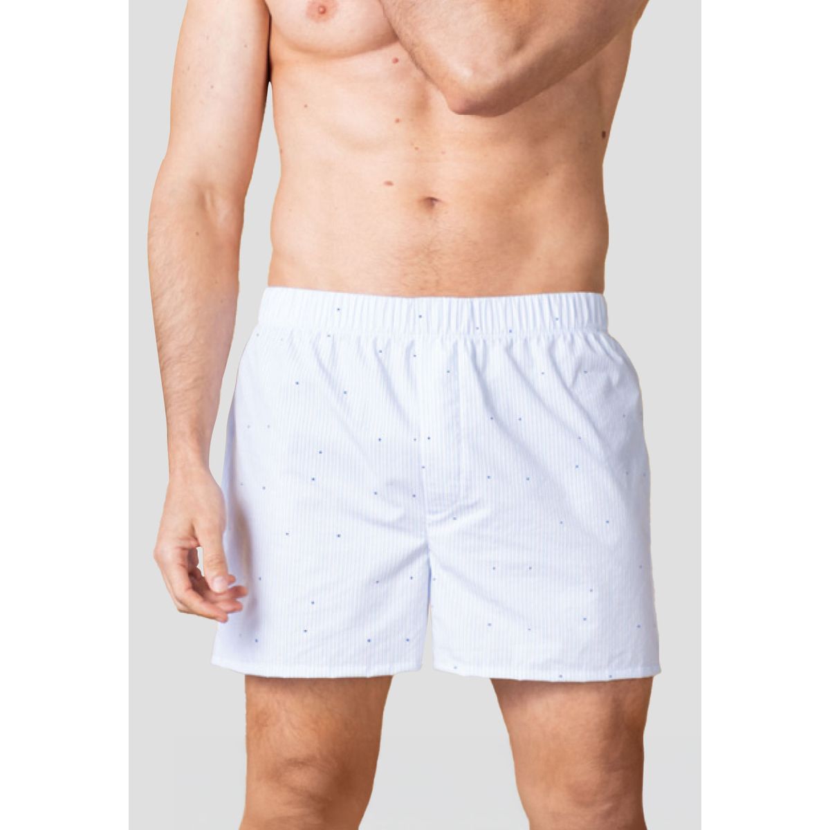 FORMAS INTIMAS - Bóxer Hombre Estampado Azul Bebé  Fi 110761