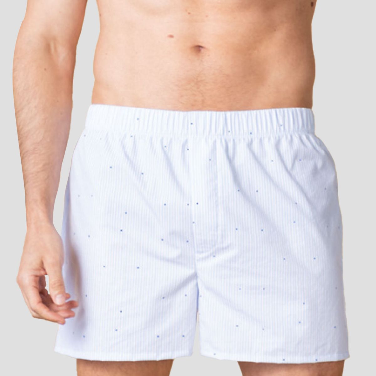 FORMAS INTIMAS - Bóxer Hombre Estampado Azul Bebé  Fi 110761