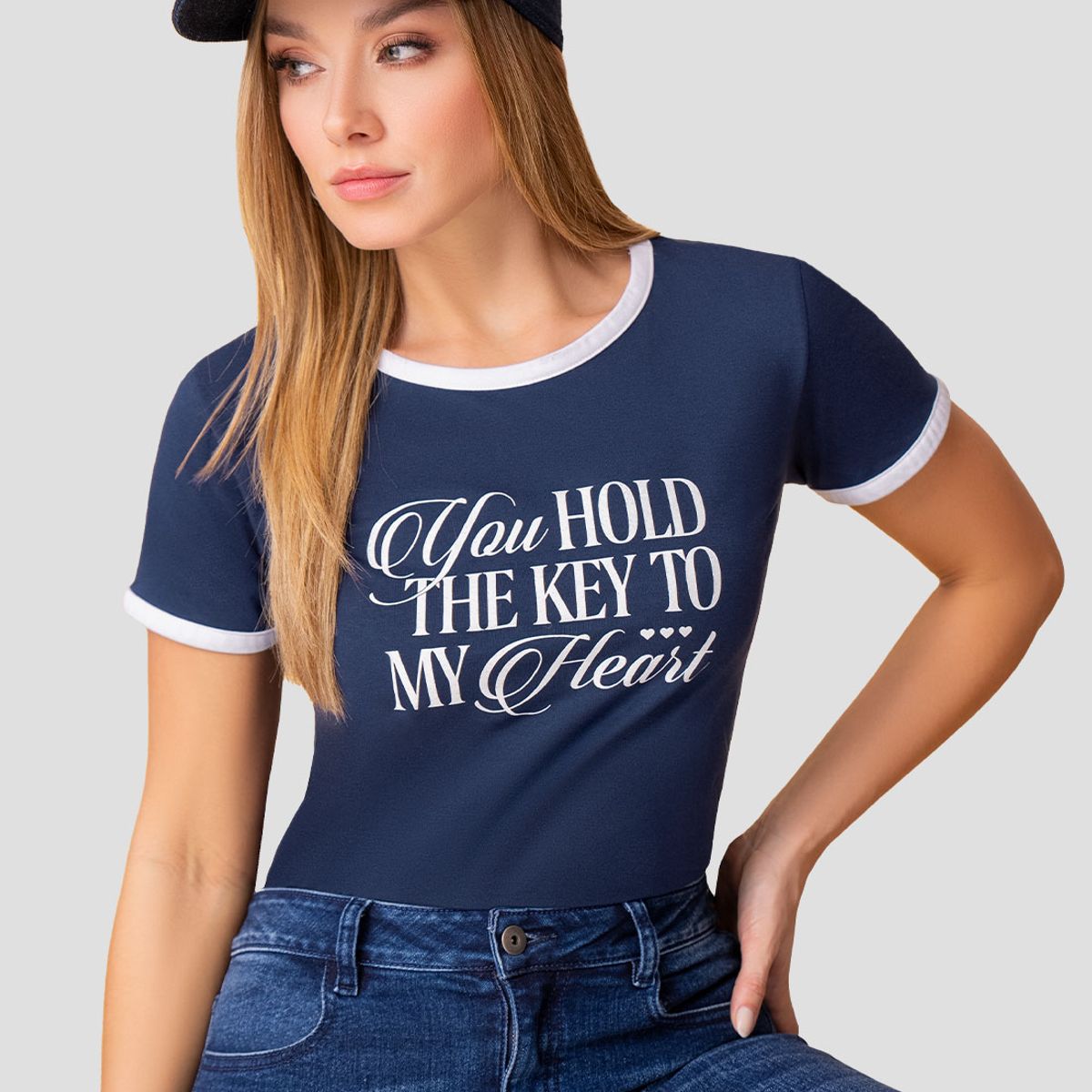 MARKETING PERSONAL - Camiseta Mujer Azul Profundo Mp 111997