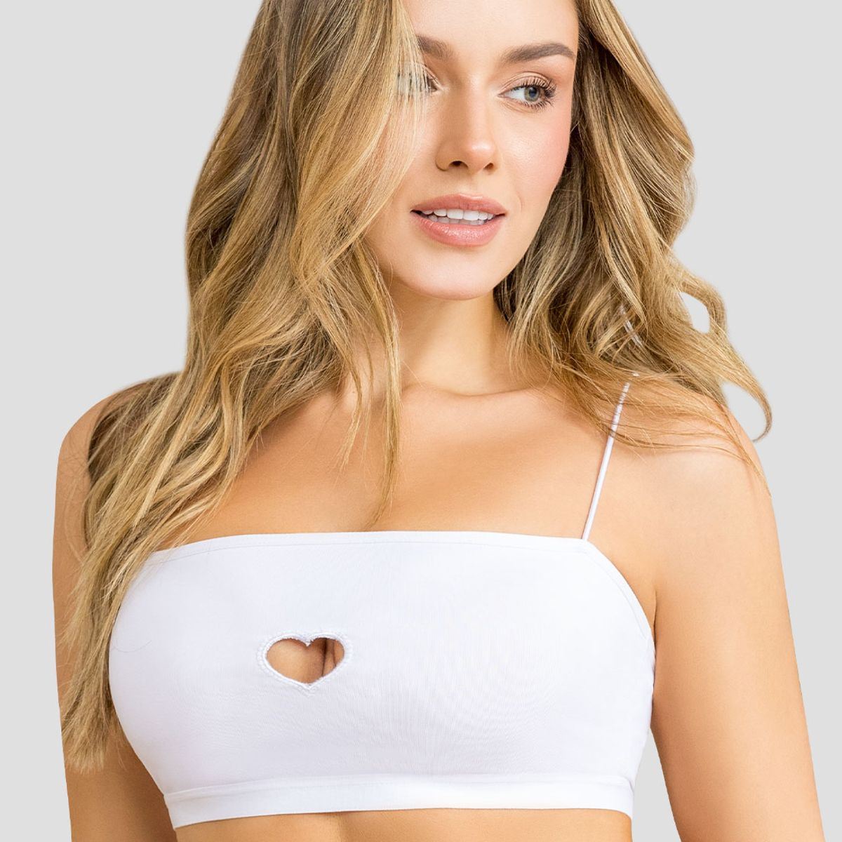 FORMAS INTIMAS - Top Mujer Blanco Fi 111904