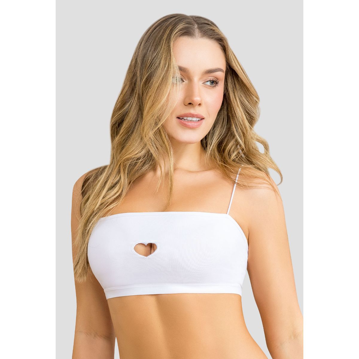 FORMAS INTIMAS - Top Mujer Blanco Fi 111904