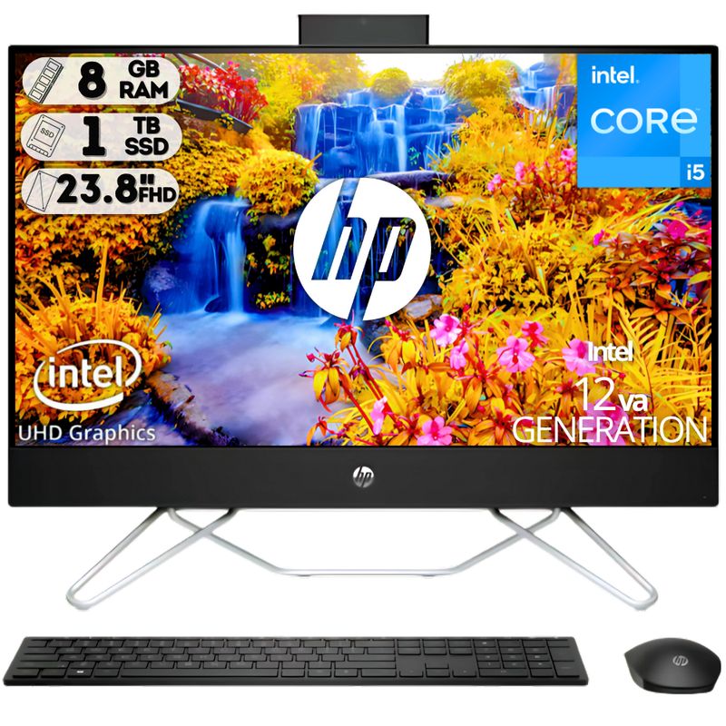 HP - TODO EN UNO INTEL CORE I5 8GB RAM SSD 1TB PANTALLA 238” FHD