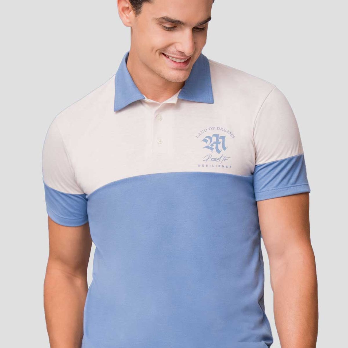 MARKETING PERSONAL - Polo Hombre Bicolor Mp 111910