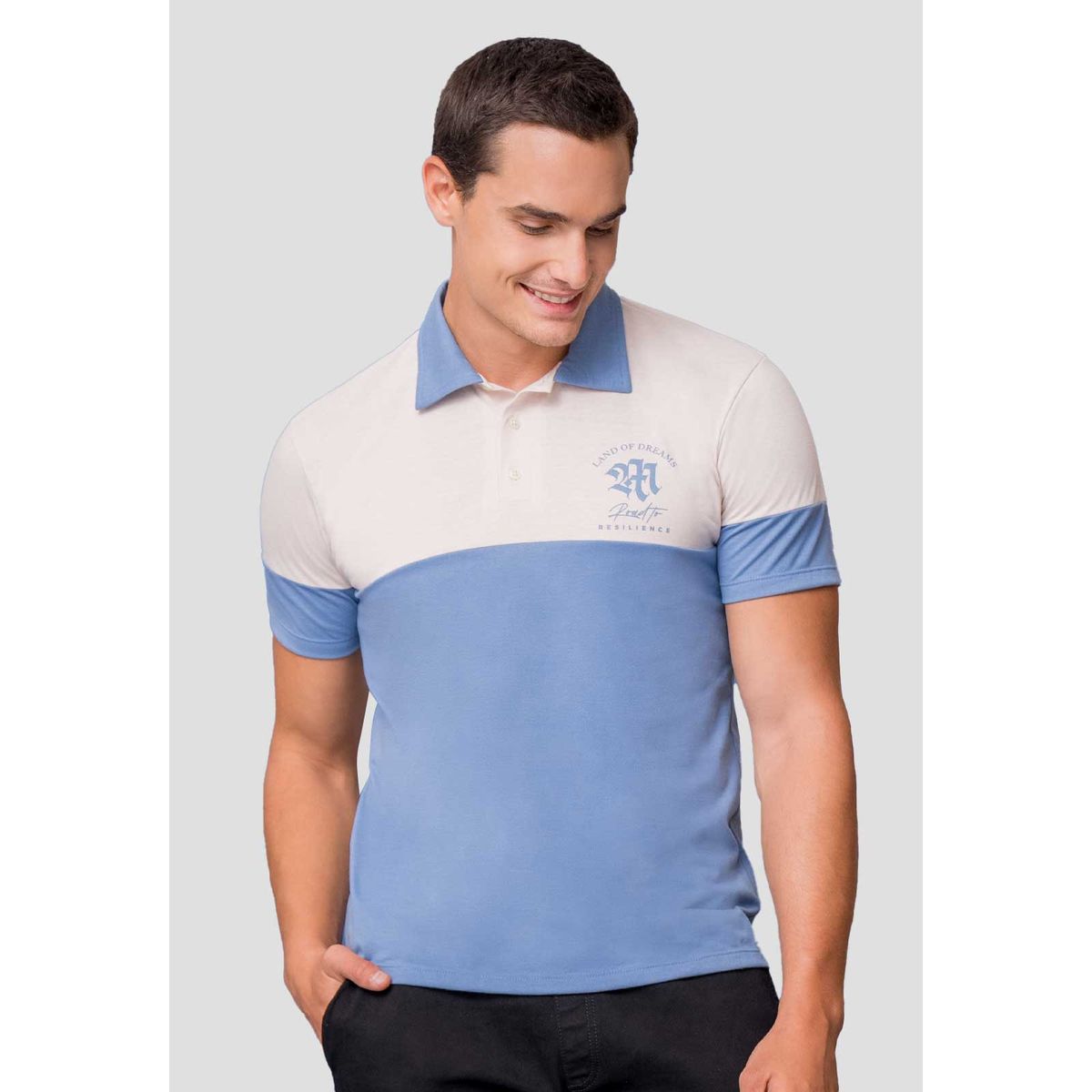MARKETING PERSONAL - Polo Hombre Bicolor Mp 111910