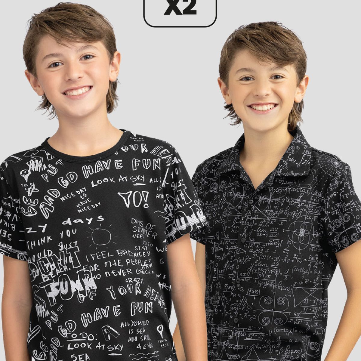 MARKETING PERSONAL - Camiseta Paq X2 Niños Infantil Multicolor Mp 111865