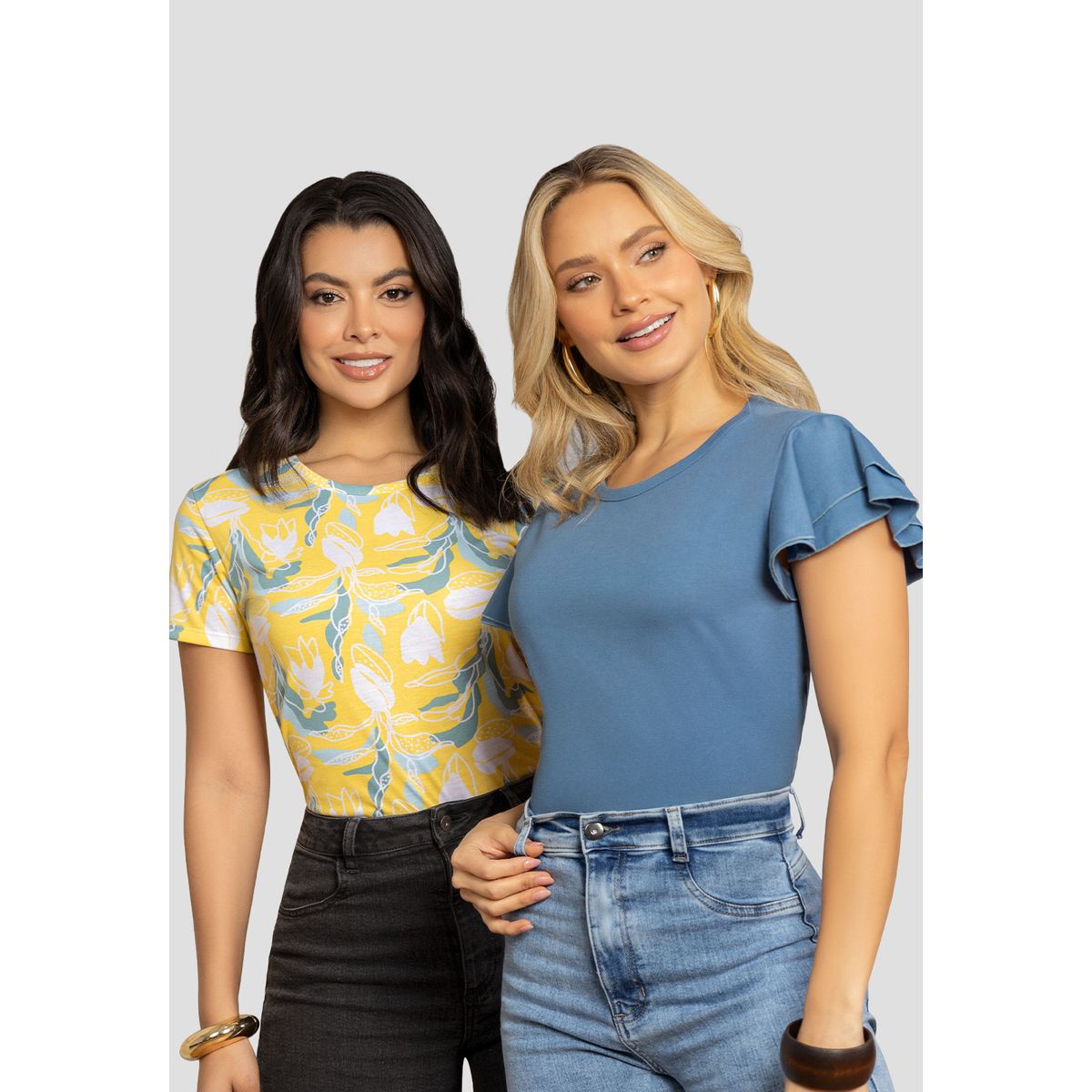 MARKETING PERSONAL - Camiseta Paq X2 Mujer Bicolor Mp 112001