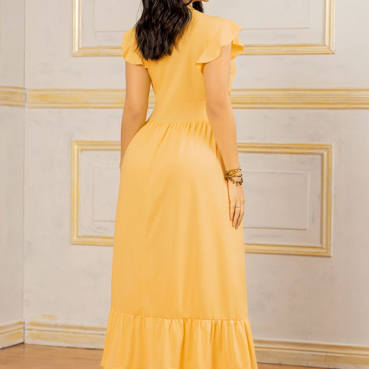 MARKETING PERSONAL - Vestido Largo Mujer Girasol Mp 869