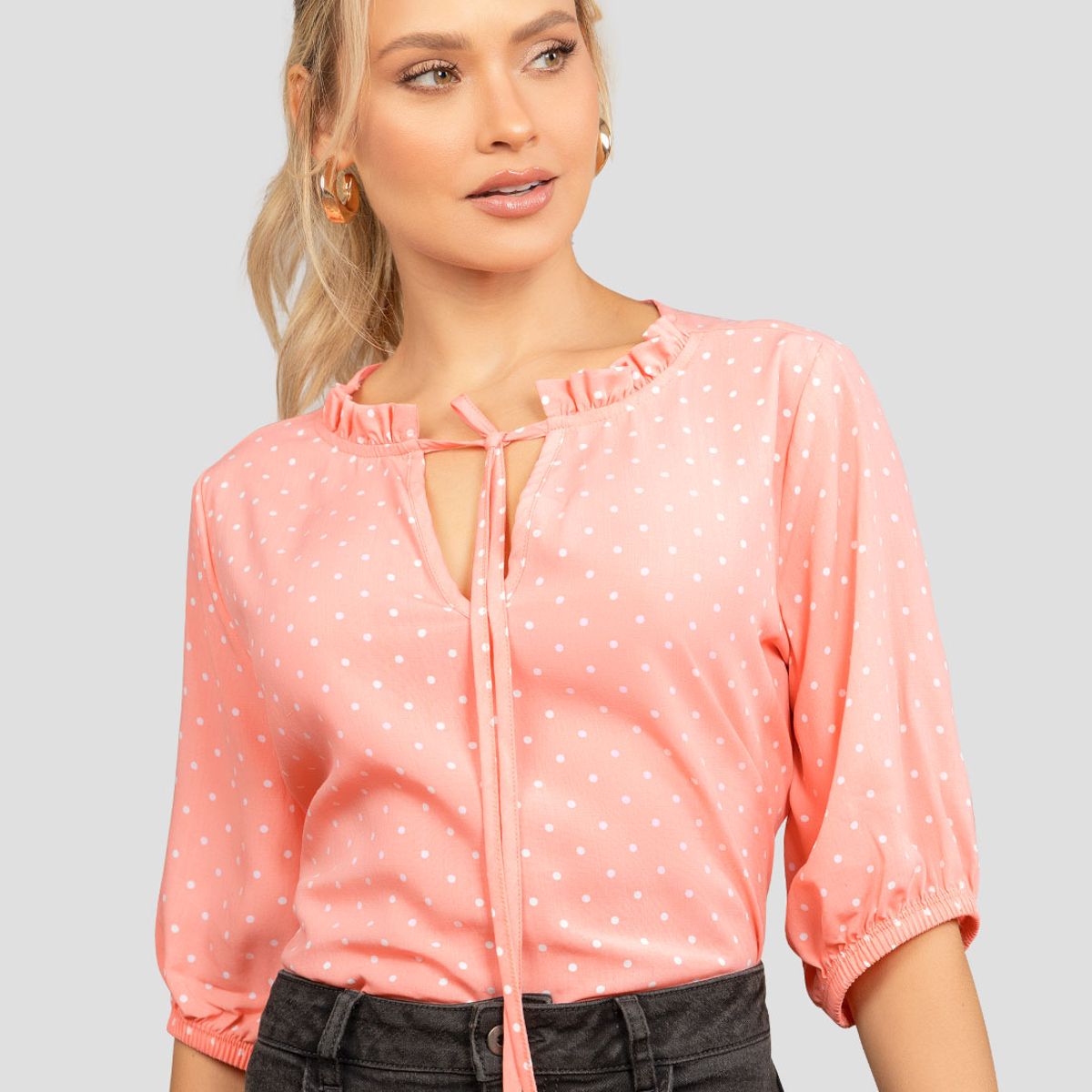 MARKETING PERSONAL - Blusa Mujer Estampado Mp 112025