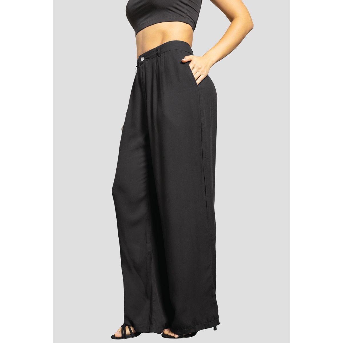 MARKETING PERSONAL - Pantalón Mujer Negro Mp 112221