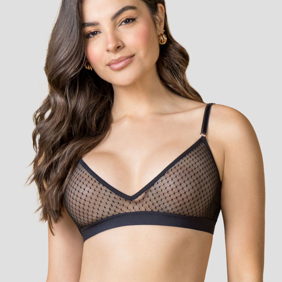 FORMAS INTIMAS - Bralette Mujer Negro Fi 110755