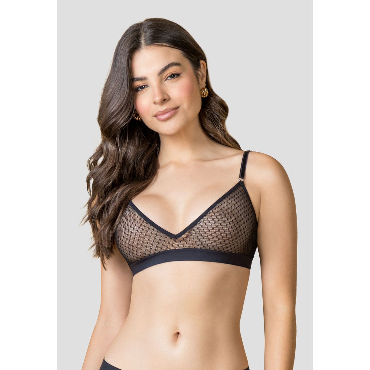 FORMAS INTIMAS - Bralette Mujer Negro Fi 110755