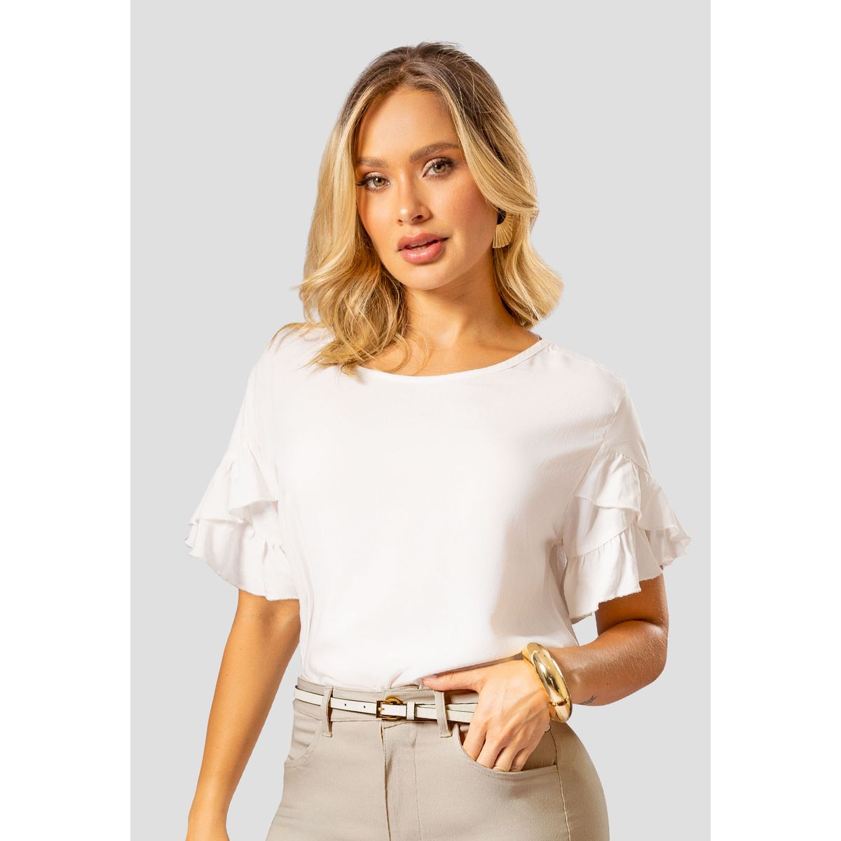 MARKETING PERSONAL - Blusa Mujer Crudo Mp 112049