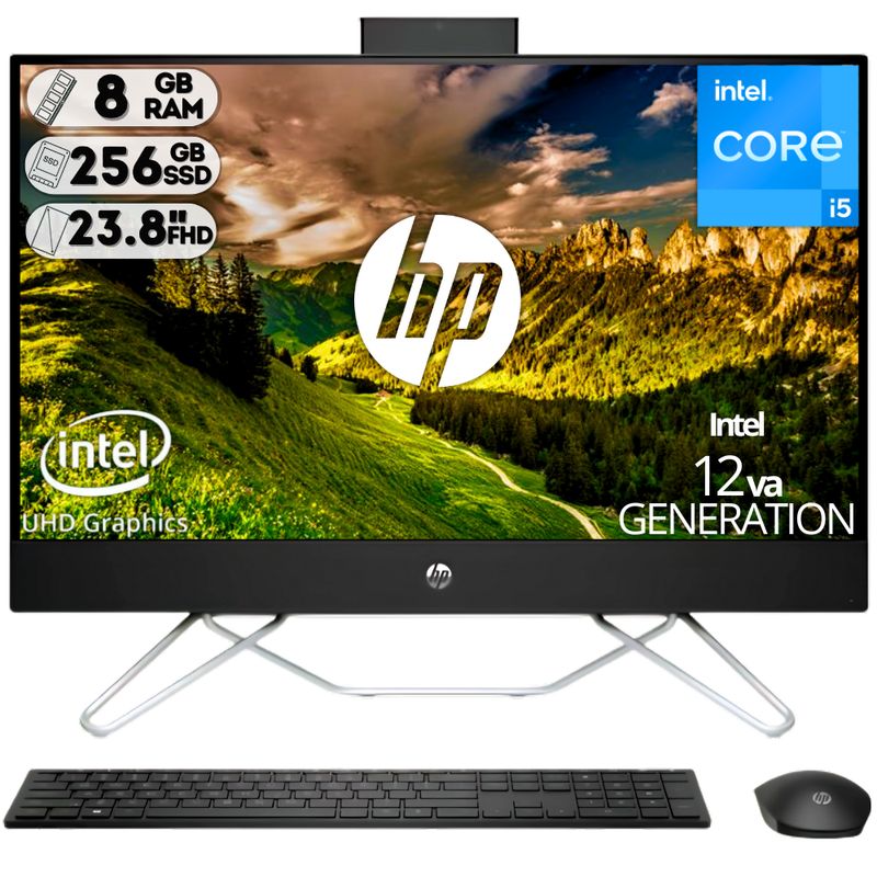 HP - TODO EN UNO HP INTEL CORE I5 8GB RAM SSD 256GB PANTALLA 238” FHD