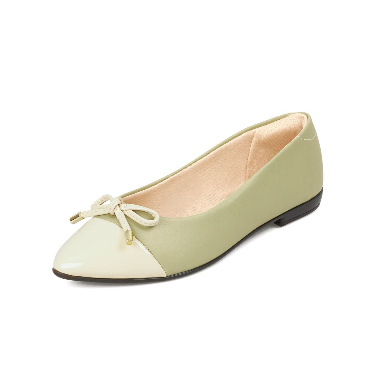 BEIRA RIO - BALETA VERDE CREMA BEIRA RIO