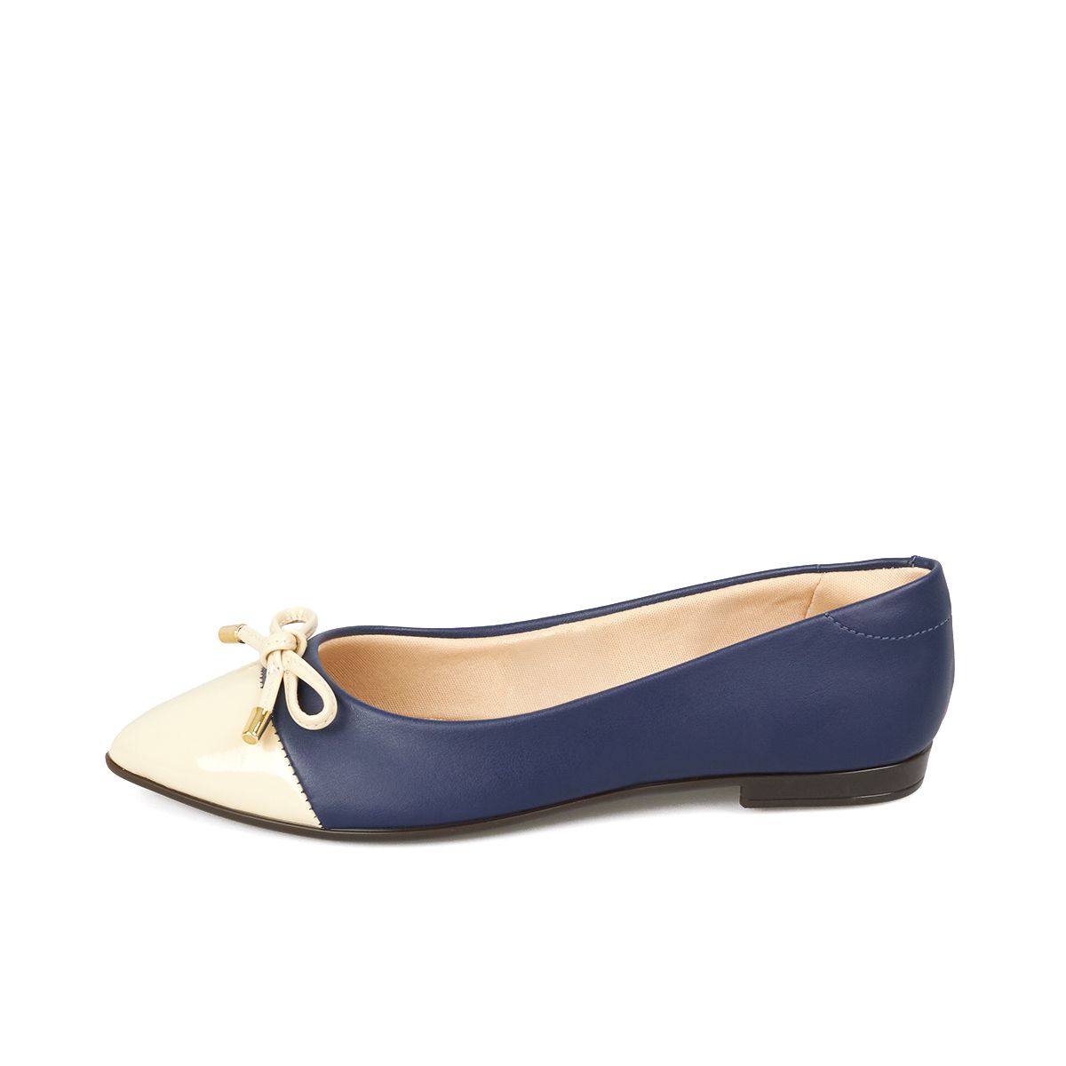 BEIRA RIO - BALETA AZUL CREMA BEIRA RIO