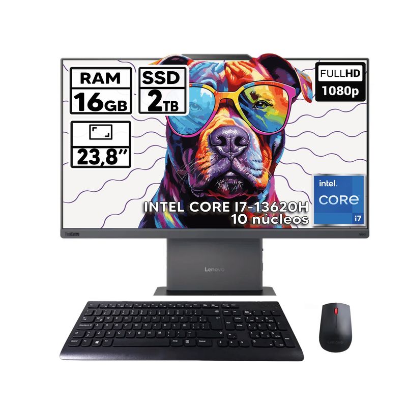 LENOVO - TODO EN UNO LENOVO NEO 50A INTEL CORE I7-13620H 16GB RAM 2TB SSD 238″ FHD