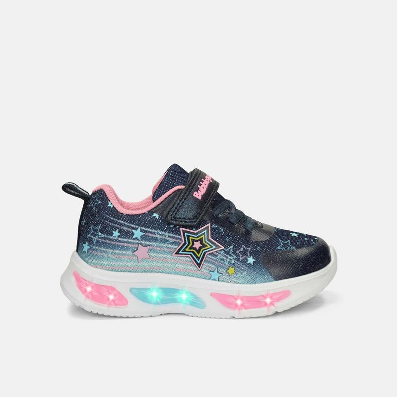 BUBBLE GUMMERS - Tenis Con Luces Para Niña Bubblegummers Violeta Universal Demian