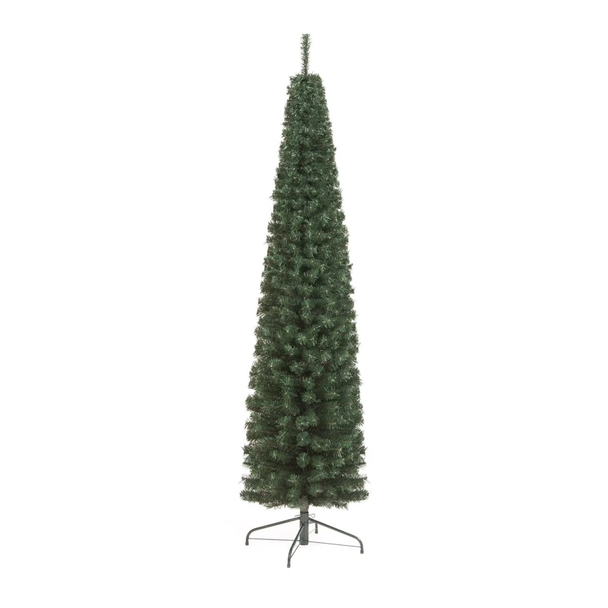 NAVILANDIA - Árbol de Navidad Pino Vela Delgado 200 cm Verde Navilandia