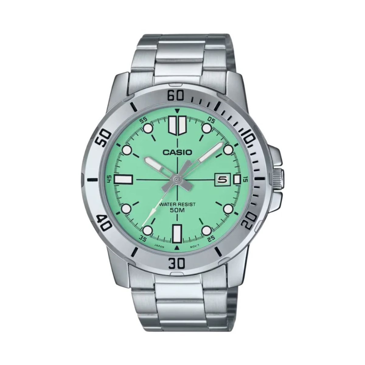 CASIO - Reloj Casio MTP-VD01D-3E1 Verde Menta Para Caballero