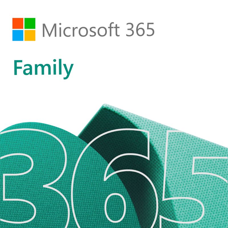 MICROSOFT - Licencia Office 365 Familia, 13 Meses, 5 Usuarios, Cuenta.