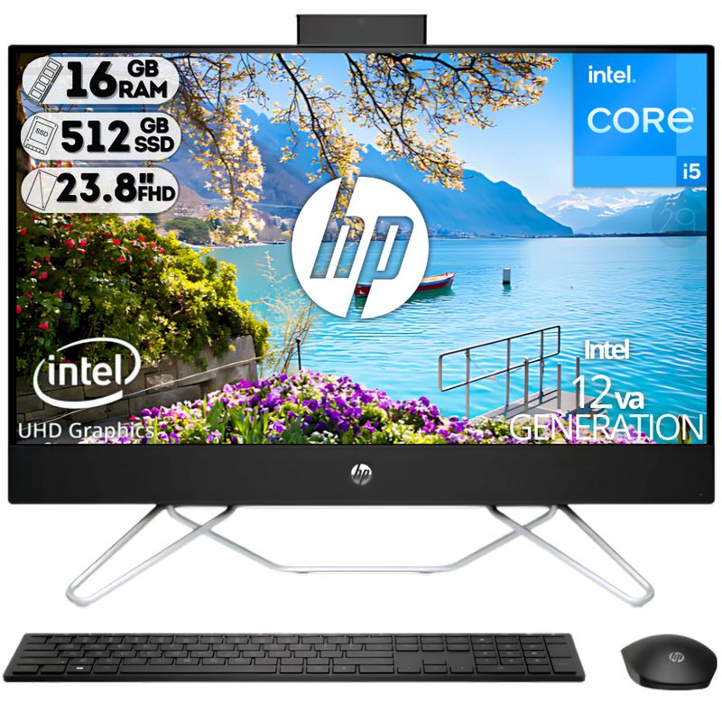 HP - TODO EN UNO INTEL CORE I5 16GB RAM SSD 512GB PANTALLA 238” FHD