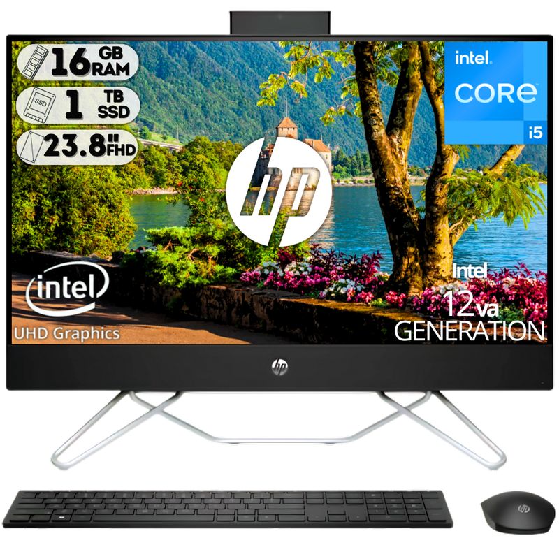 HP - TODO EN UNO INTEL CORE I5 16GB RAM SSD 1TB PANTALLA 238” FHD