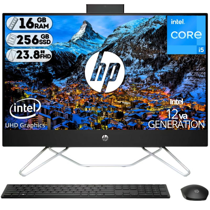 HP - TODO EN UNO HP INTEL CORE I5 16GB RAM SSD 256GB PANTALLA 238” FHD