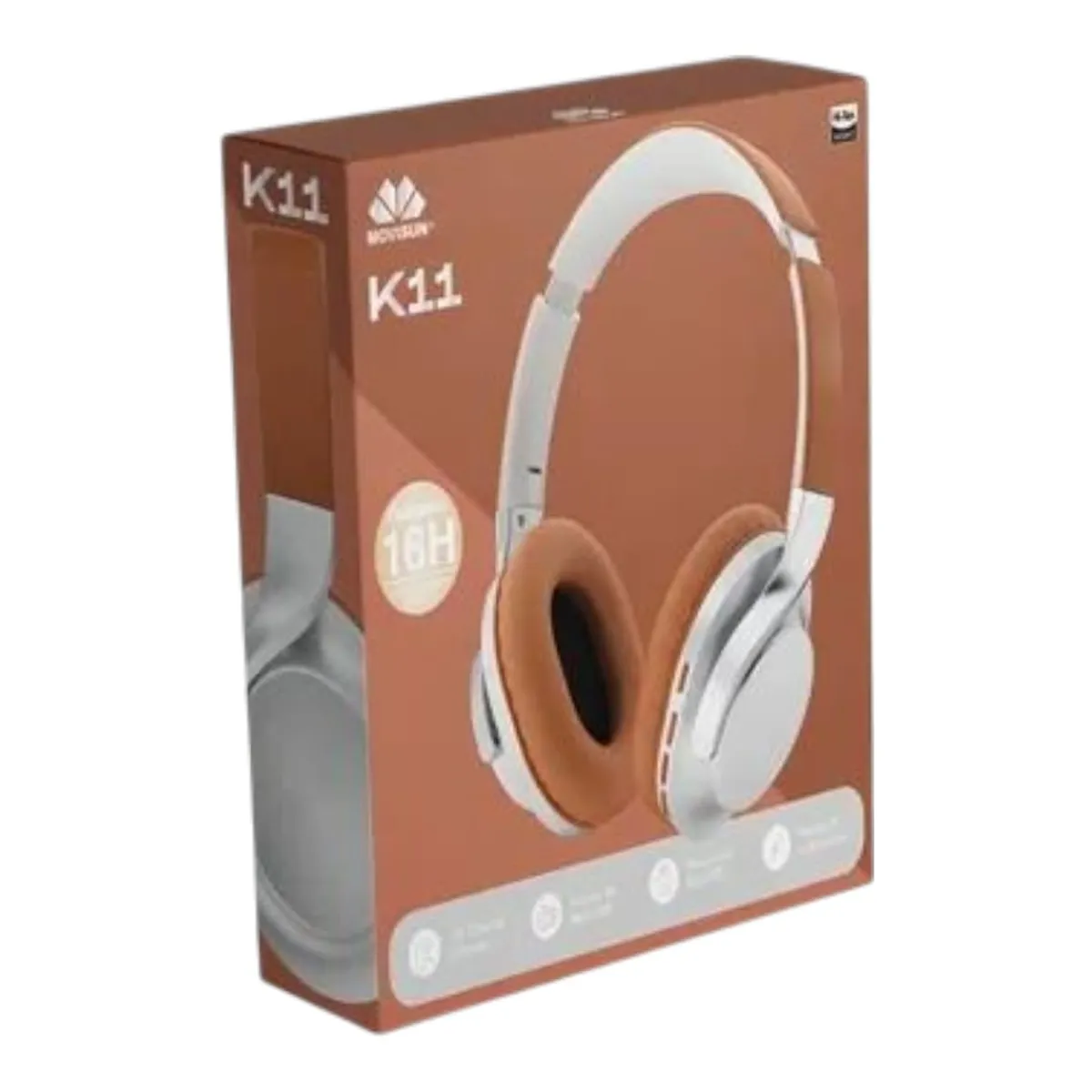 MOVISUN - Audífonos Bluetooth Inalámbricos Movisun K11 Diadema 16 Hrs