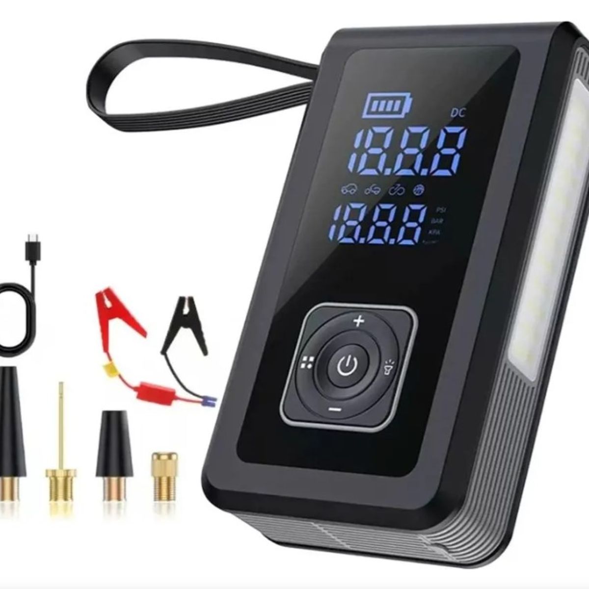 ZHOPI CO - Arrancador Bateria Inflador Portatil Recargable Para Autos