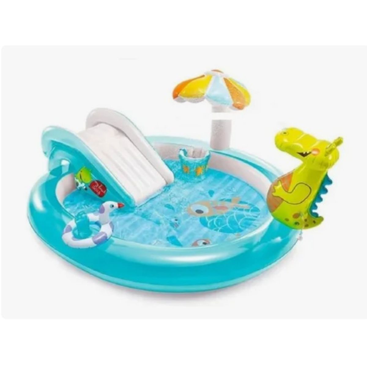 INTEX - Centro Actividades Piscina Inflable Agua Cocodrilo Intex