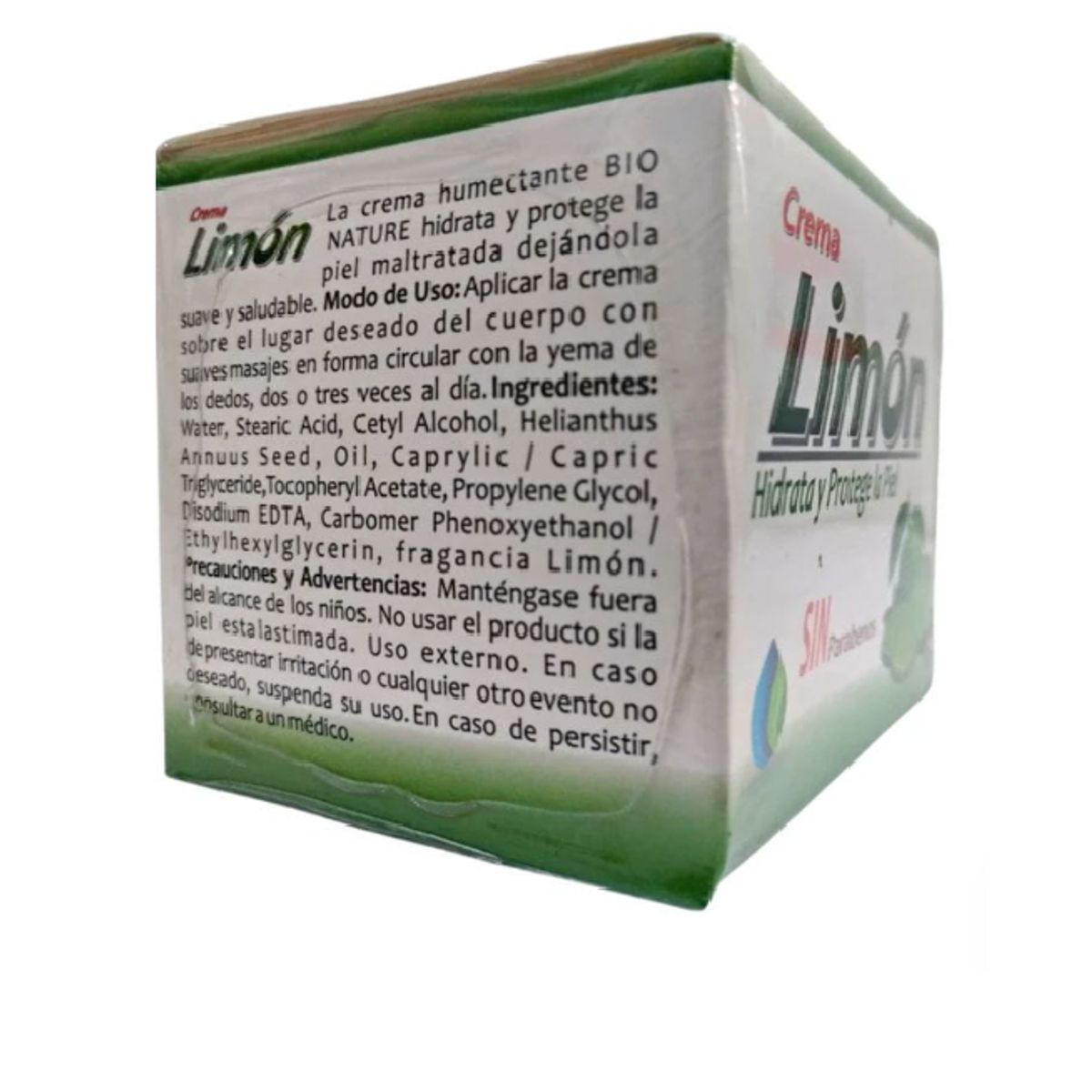 GENERICO - CREMA DE LIMON X 60 GR./ PARA HIDRATAR LA PIEL