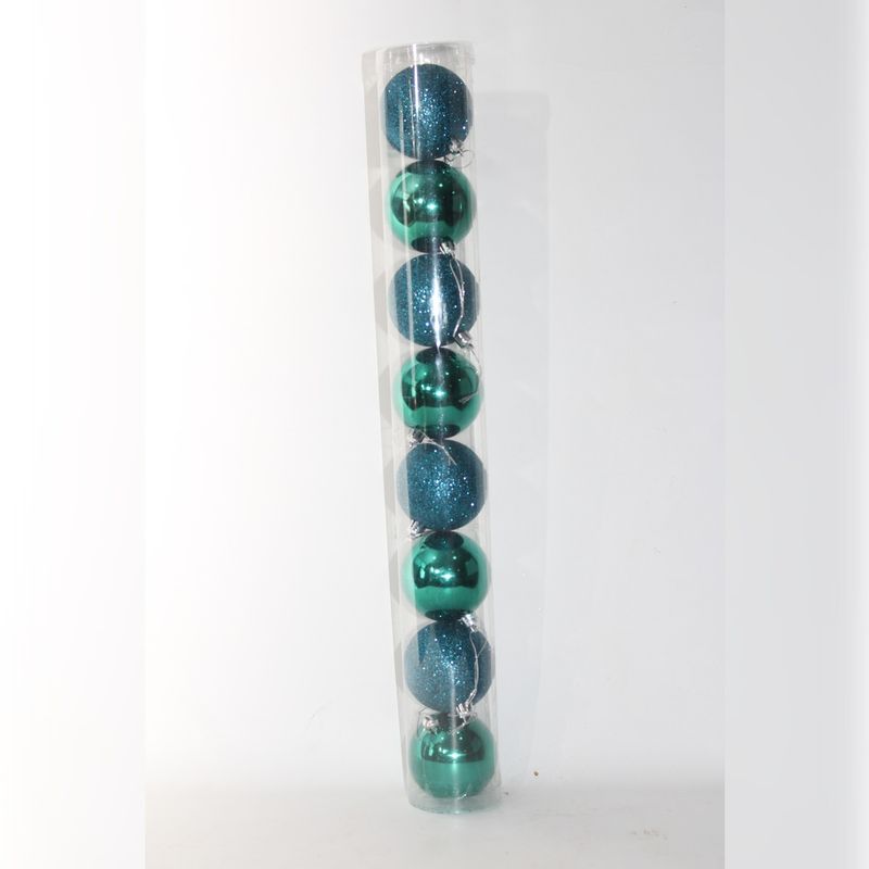 NAVILANDIA - TUBO BOLAS X 10 BRI-ESC 7CM PEACOCK