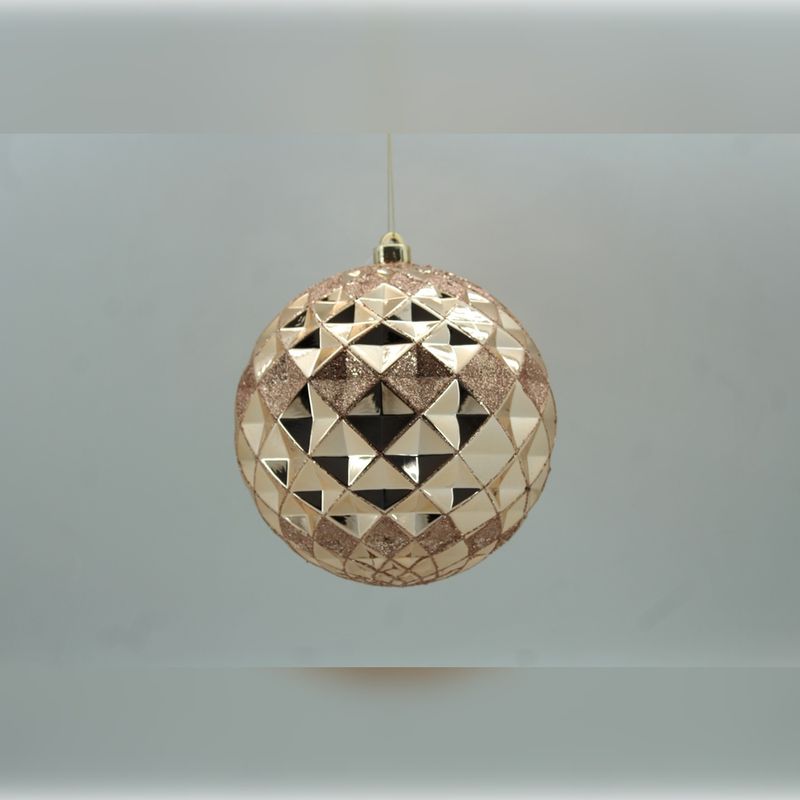 NAVILANDIA - BOLA DE 20cm ROMBOS PLATACHAMPAÑA