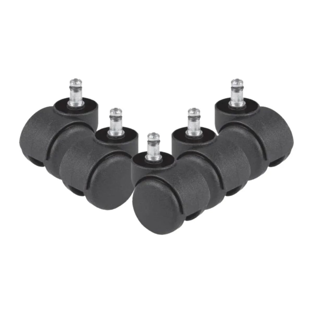 GENERICO - Ruedas De Repuesto Para Silla De Oficina Juego X 5 Unidades