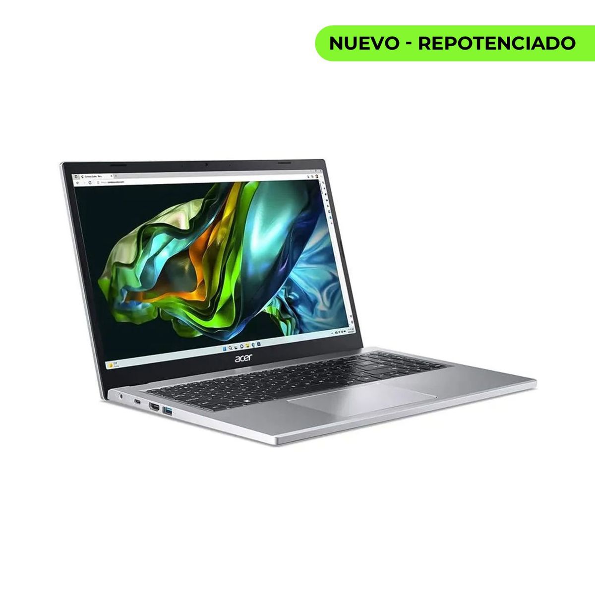 ACER - Portátil Acer A315 Táctil Ryzen  5 7500U Ram 16GB Ssd 512GB 15″6 FHD (Táctil)