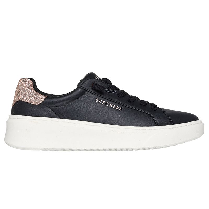 SKECHERS - Tenis Mujer Skechers Court Break - Negro - Blanco