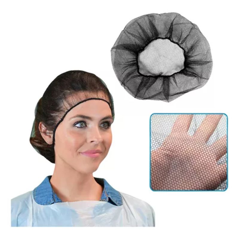 UKAINT - Cofia Malla Cabello Cocina Reutilizable X 100 Unds