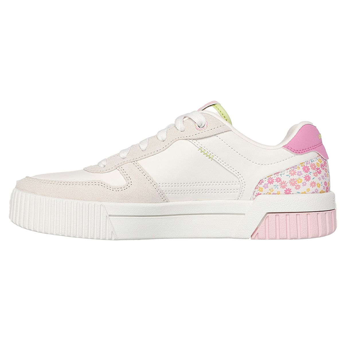 SKECHERS - Tenis Mujer Skechers Jade - Dainty Florals - Blanco - Rosado