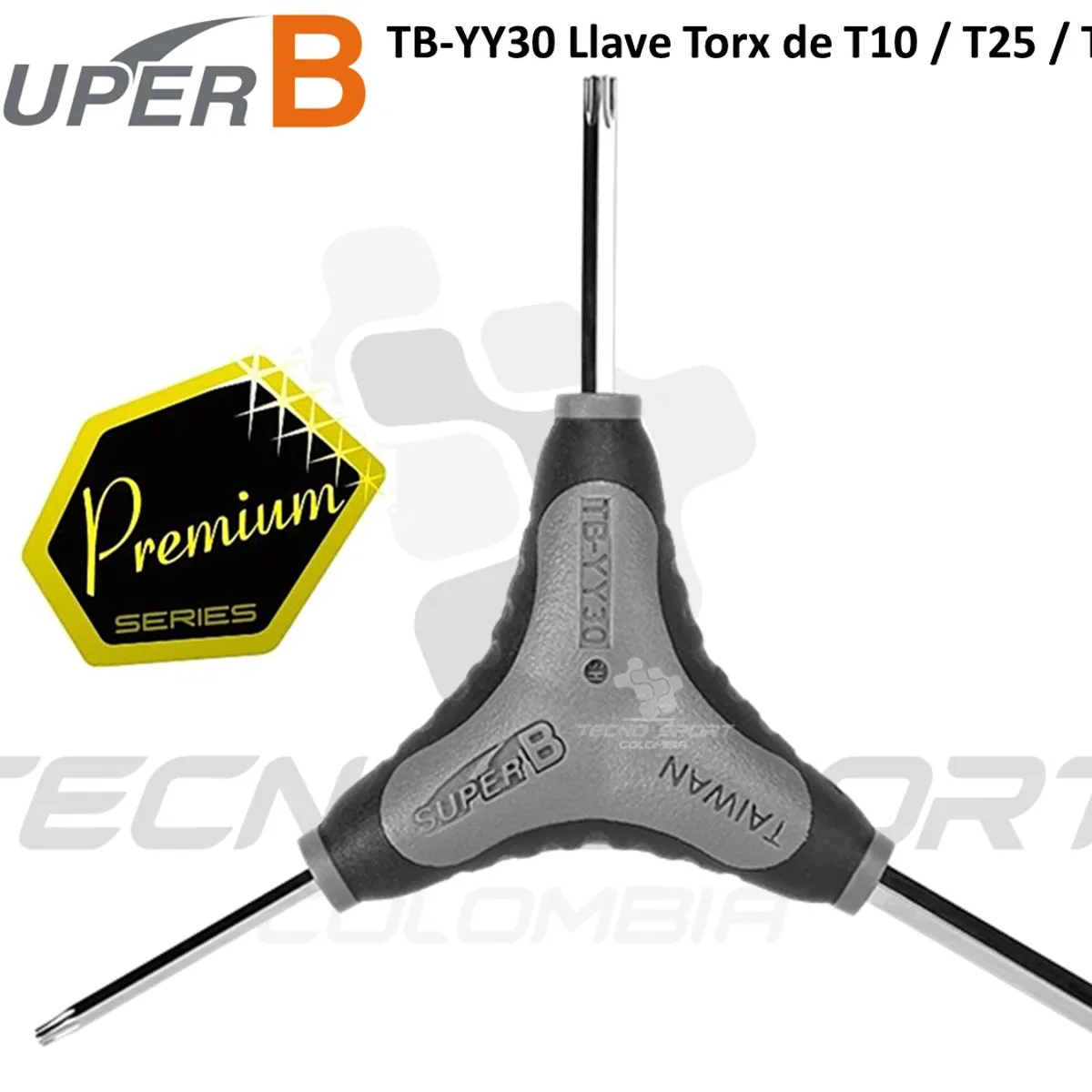 SUPER B - Herramienta Llave Tipo Y Torx Bicicleta Super B T10 T25 T30