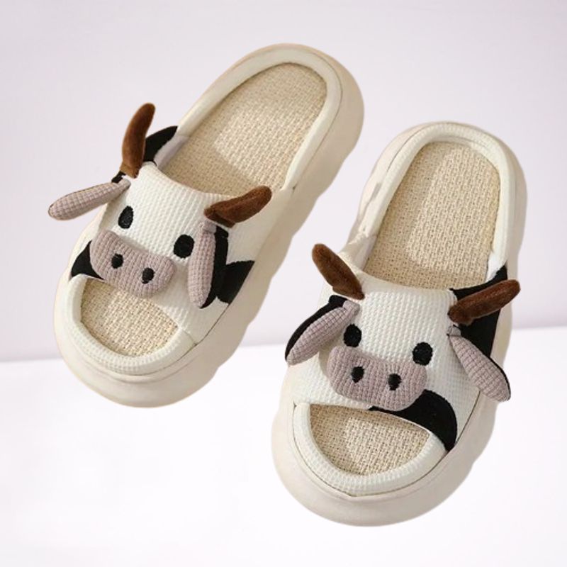 007PLUS - Chanclas Vaca Suaves Antideslizantes Descanso