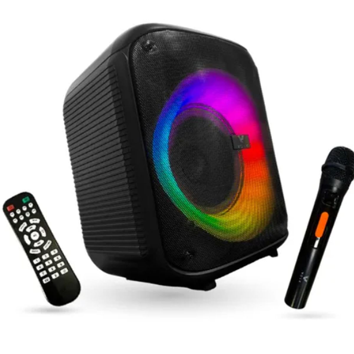 INNOVA - Parlante Volk Bluetooth Portátil 15.000 Pmpo Micrófono Rgb Recargable