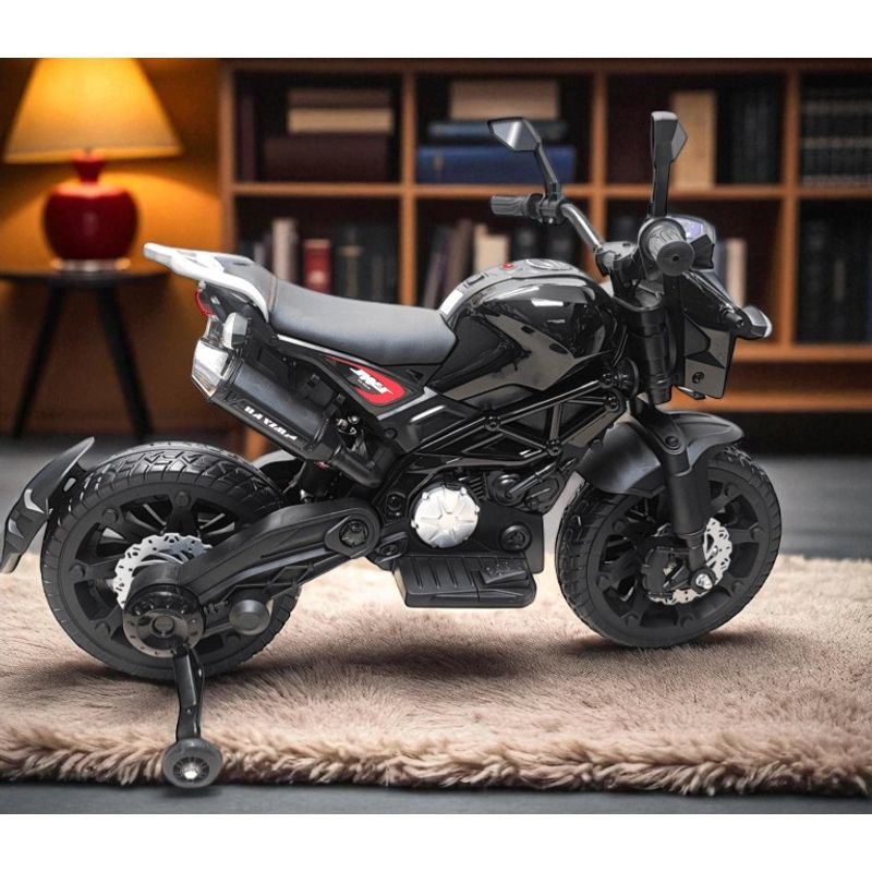 GENERICO - Moto Eléctrica Infantil 12V Con Bluetooth Suspensión Y Llantas De Caucho